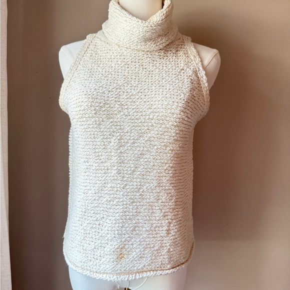Pilcro Cream Cowl Turtleneck Sweater - Picture 2 of 8